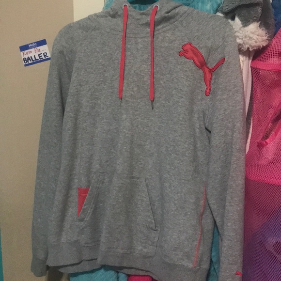 puma grey sweatshirt womens